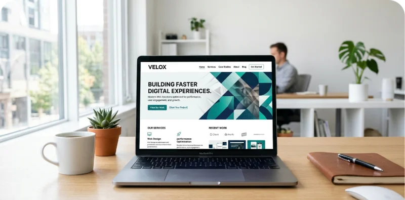 Schnelle Präsentationswebsite
